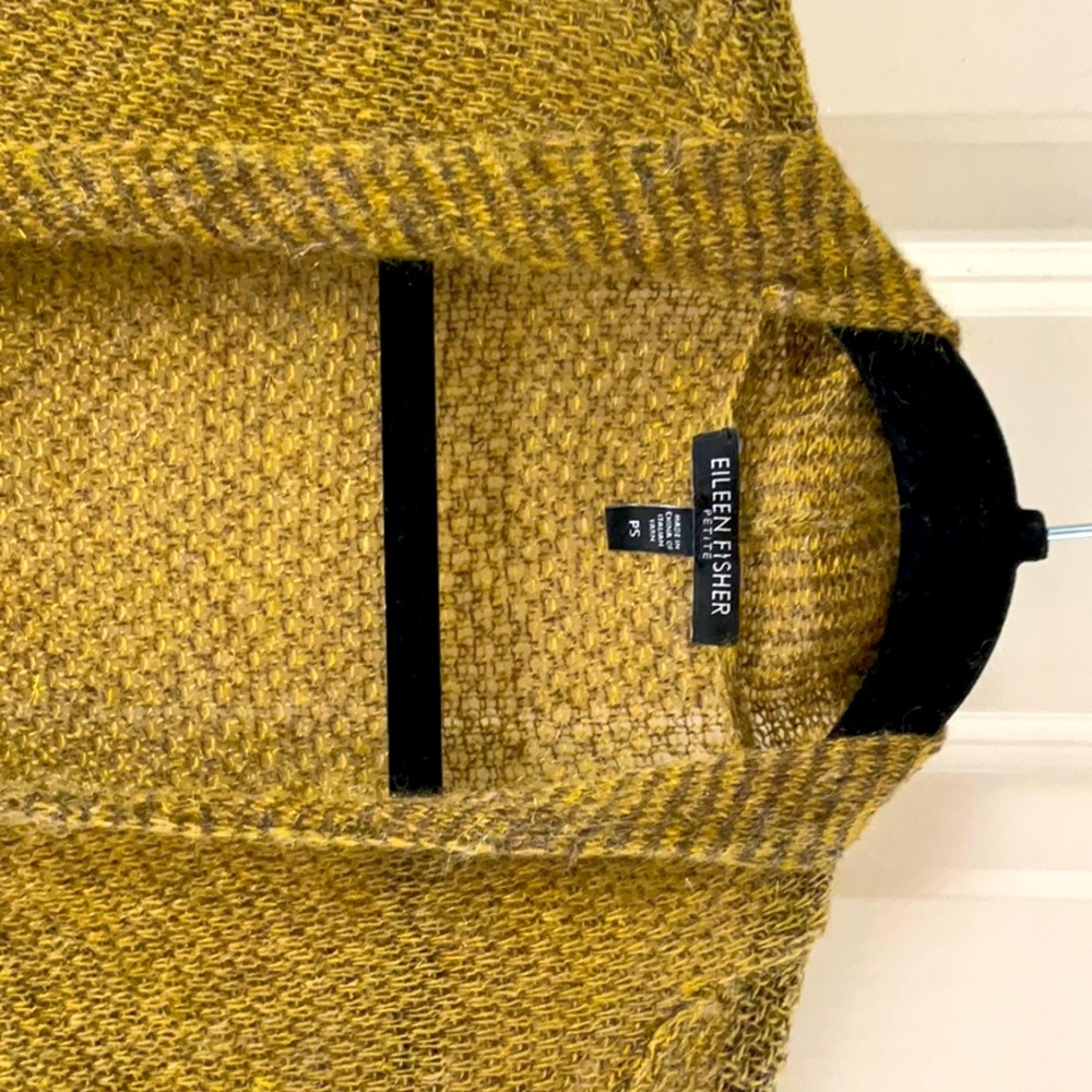 Eileen Fisher open cardigan sweater